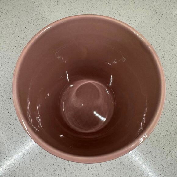 Pink Ceramic Flower Pot - Picture 3 of 4